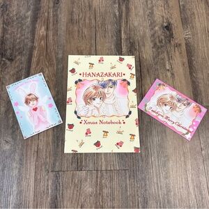 1997 Hanazakari: Hana To Yume Xmas 🎄 Post Cards and Note book